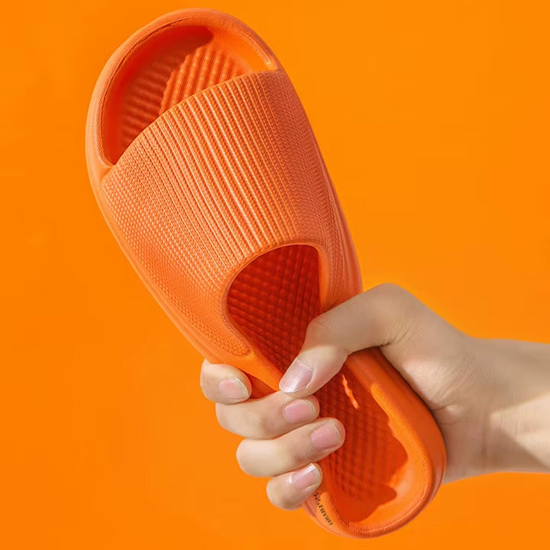 Soft Sole Massage Shower Shoes for Women Men Couples Waterproof Non-Slip Home Leisure Fashion Bathroom Slippers