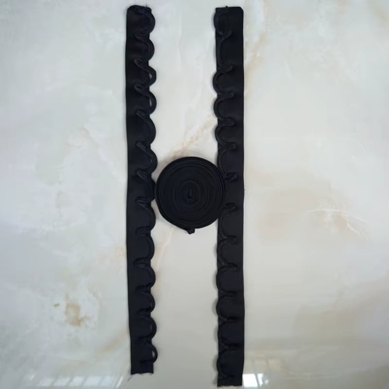 3 Pcs/ Set Bridal Wedding Gown Dress Lace up Zipper Replacement Bandage Accessories Bridal Banquet Evening Lace-Up Satin Ribbon