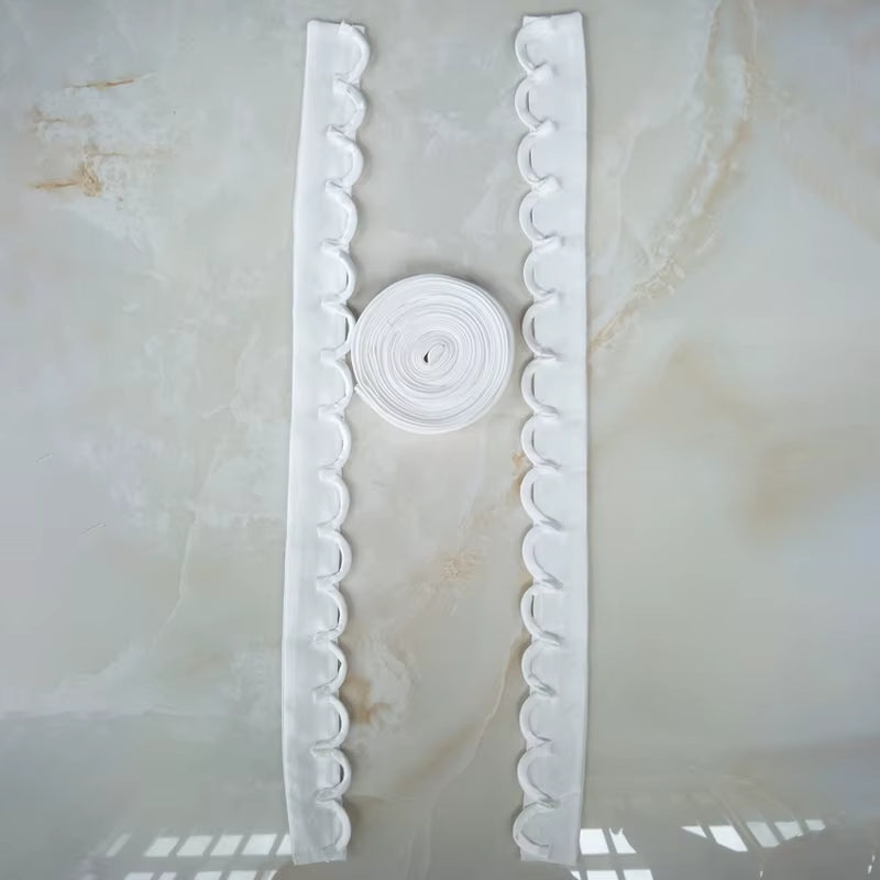 3 Pcs/ Set Bridal Wedding Gown Dress Lace up Zipper Replacement Bandage Accessories Bridal Banquet Evening Lace-Up Satin Ribbon