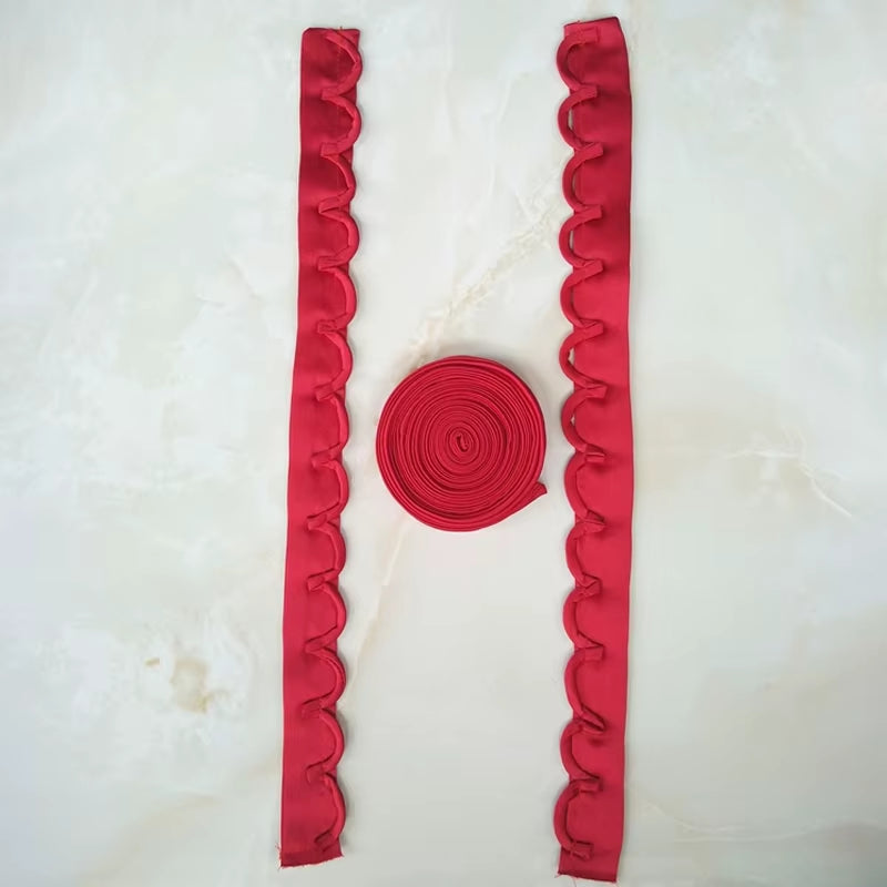 3 Pcs/ Set Bridal Wedding Gown Dress Lace up Zipper Replacement Bandage Accessories Bridal Banquet Evening Lace-Up Satin Ribbon