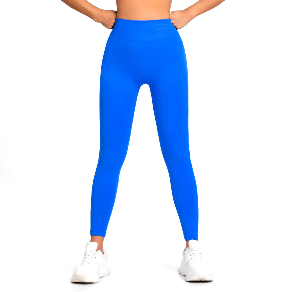 Impact Leggings Women Seamless Sports Yoga Pants Low Ribbed Band Gym Clothes Fitness Workout Wear Scrunch Bum Tights