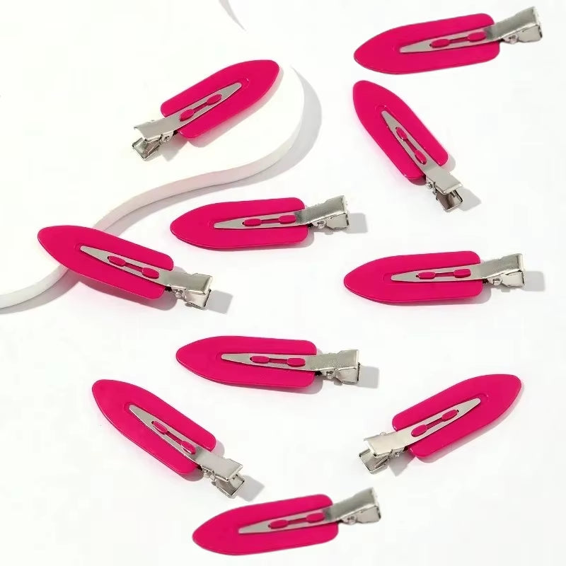 10Pcs/Set No Bend Seamless Hair Clips Side Bangs Barrette Makeup Washing Face Accessories Women Girls Styling Hairpins