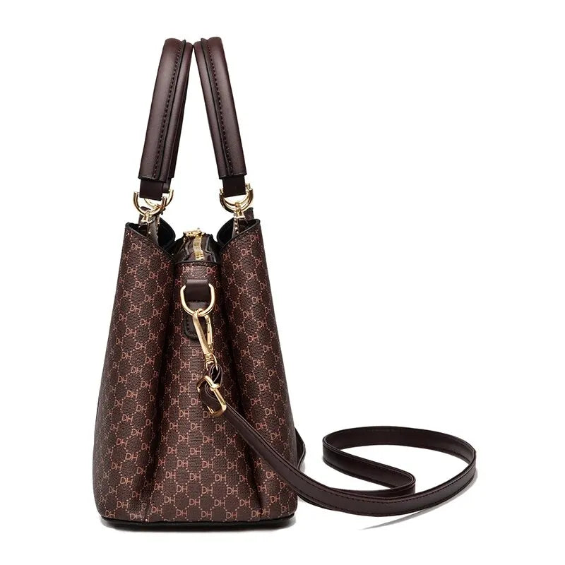 Elegant Women'S Handbags High Quality Leather Totes Bag Female Top-Handle Sac Big Capacity Crossbody Shoulder Bag Hand Bag Bolsa
