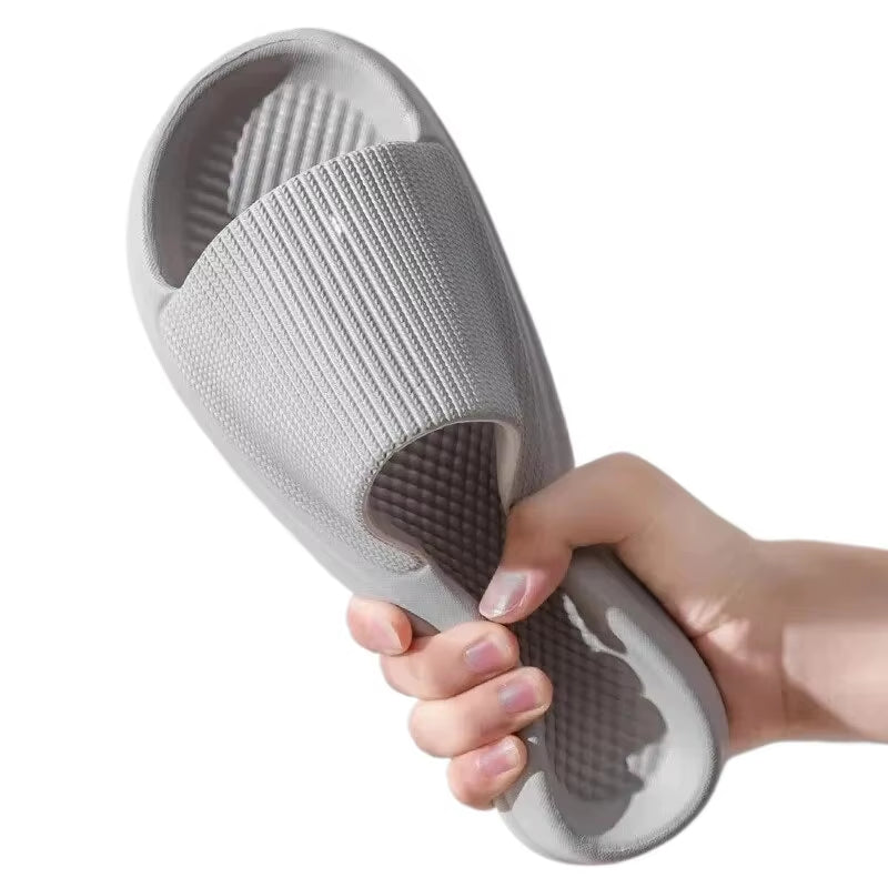 Soft Sole Massage Shower Shoes for Women Men Couples Waterproof Non-Slip Home Leisure Fashion Bathroom Slippers