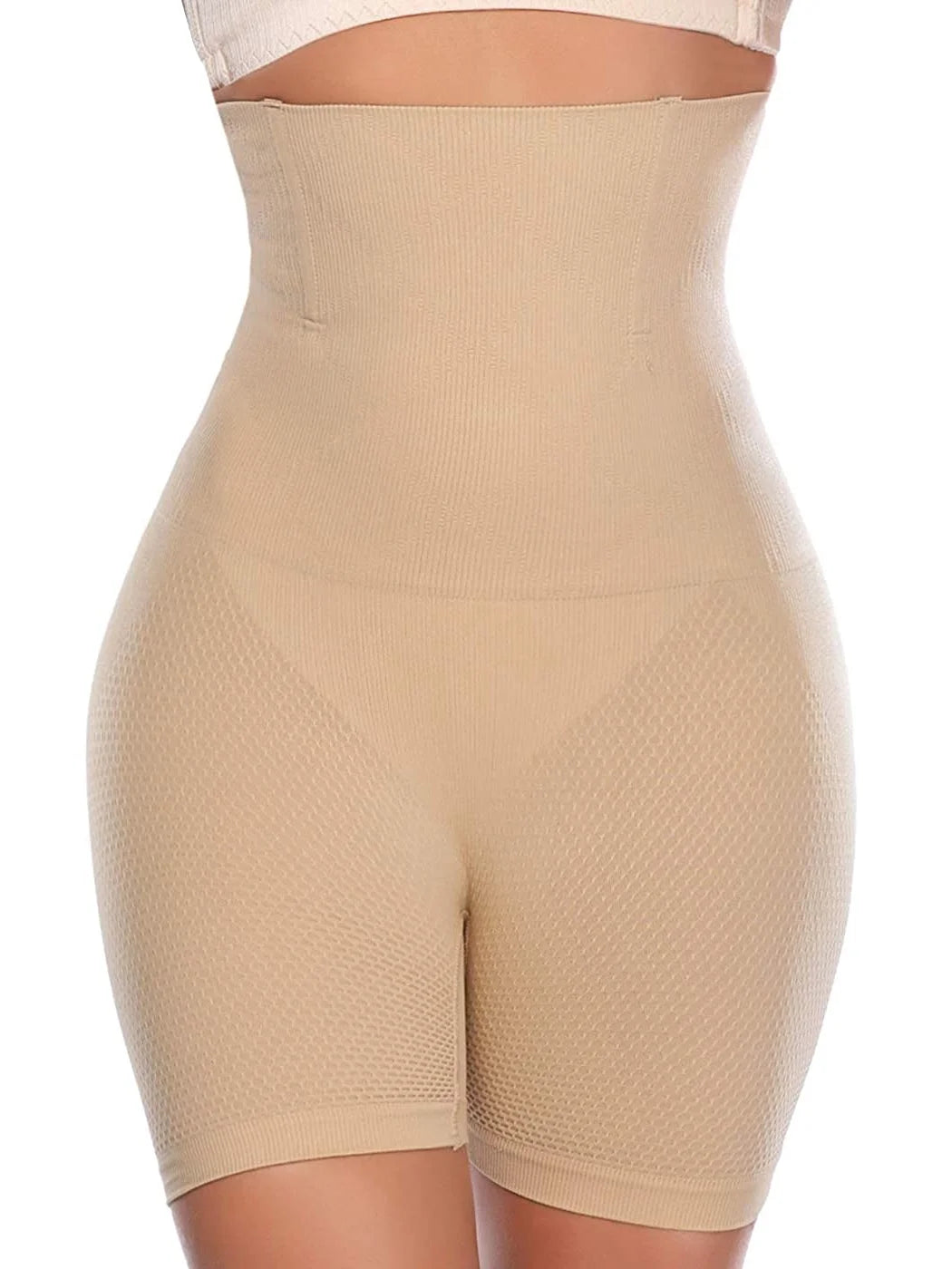 2 Packs Tummy Control Shapewear Shorts Faja Body Shaper for Women High-Waisted Thigh Slimming