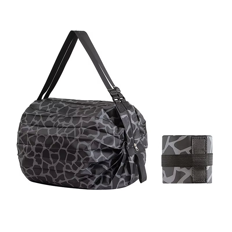 Foldable Storage Bag with Handle Portable Travel Camouflage Handbags Large Capacity Shopping Bag