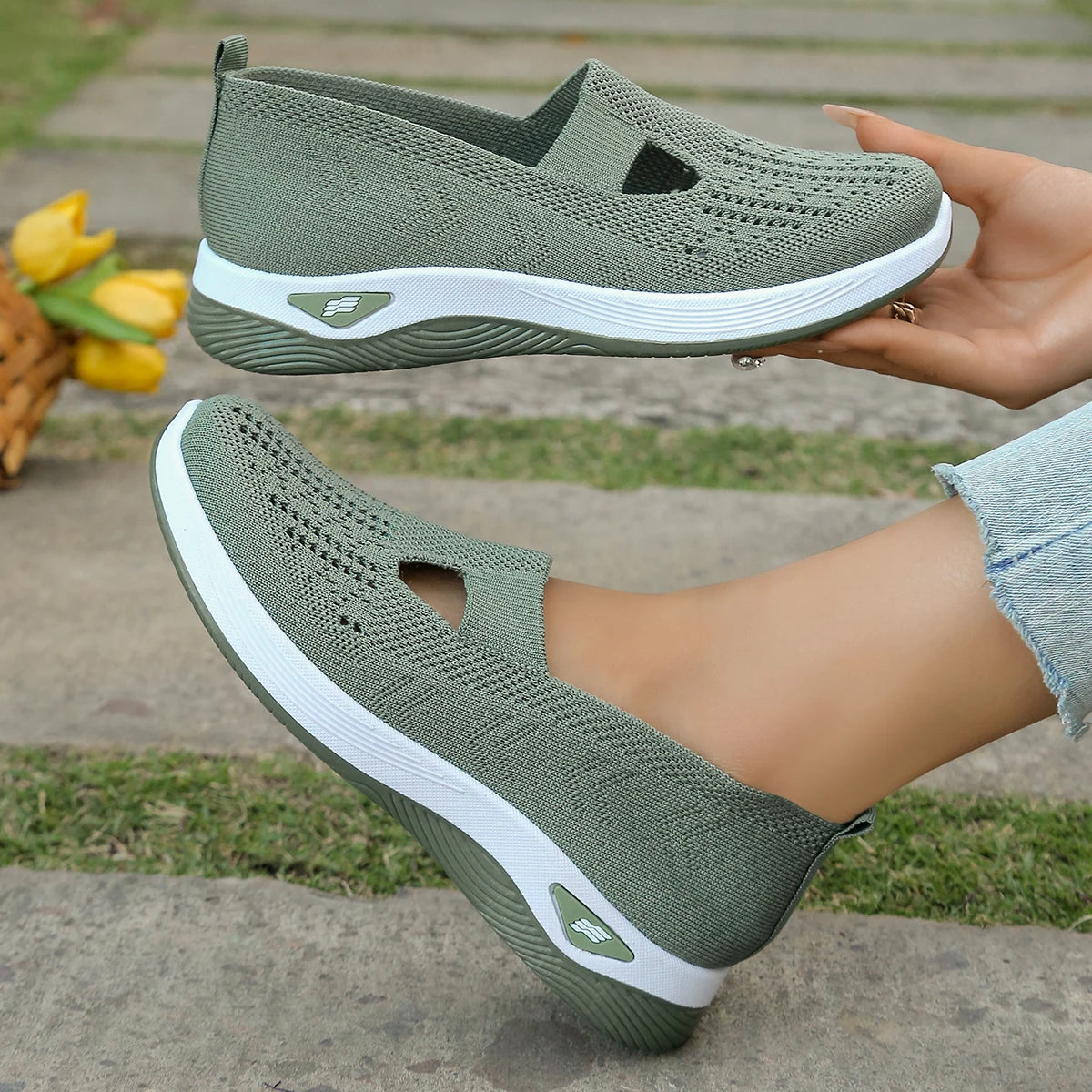 Women'S Summer Shoes - Casual Sneaker, Simple, Four Seasons General Light Flat Solid Women Shoes Sale Shoes with Free Shipping